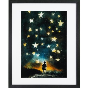 Look To The Stars - Treechild - 40 x 50cm Framed Print