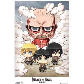 Attack On Titan Chibi Group 61 x 91.5cm Maxi Poster