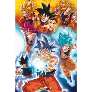 Dragon Ball Goku's transformations 61 x 91.5cm Maxi Poster