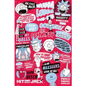 Rick & Morty Quotes 61 x 91.5cm Maxi Poster