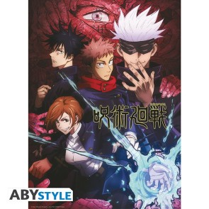 Jujutsu Kaisen Group and Schools 52 x 38" Chibi Poster