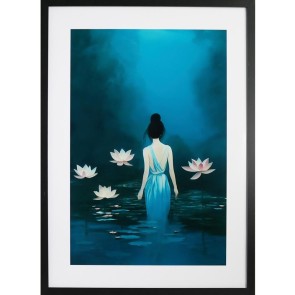 In The Pond - Treechild - 50 x 70cm Framed Print