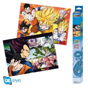 Dragon Ball Saiyans 52 x 38" Chibi Poster