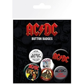 AC/DC Mix Pin Badge