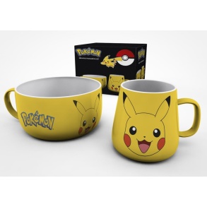 Pokémon Pikachu Mug & Bowl Breakfast Set